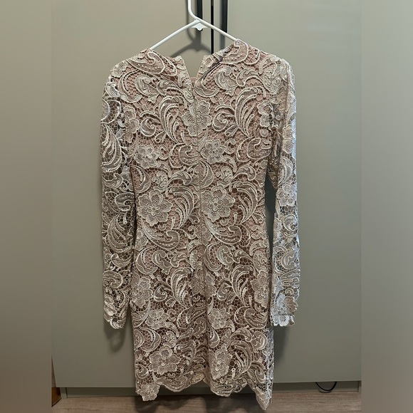 Dress the population embroidery dress size S golden beige - Picture 3 of 3